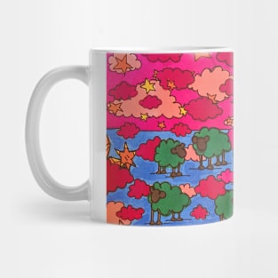 Foxes in the Spacesheep Mug